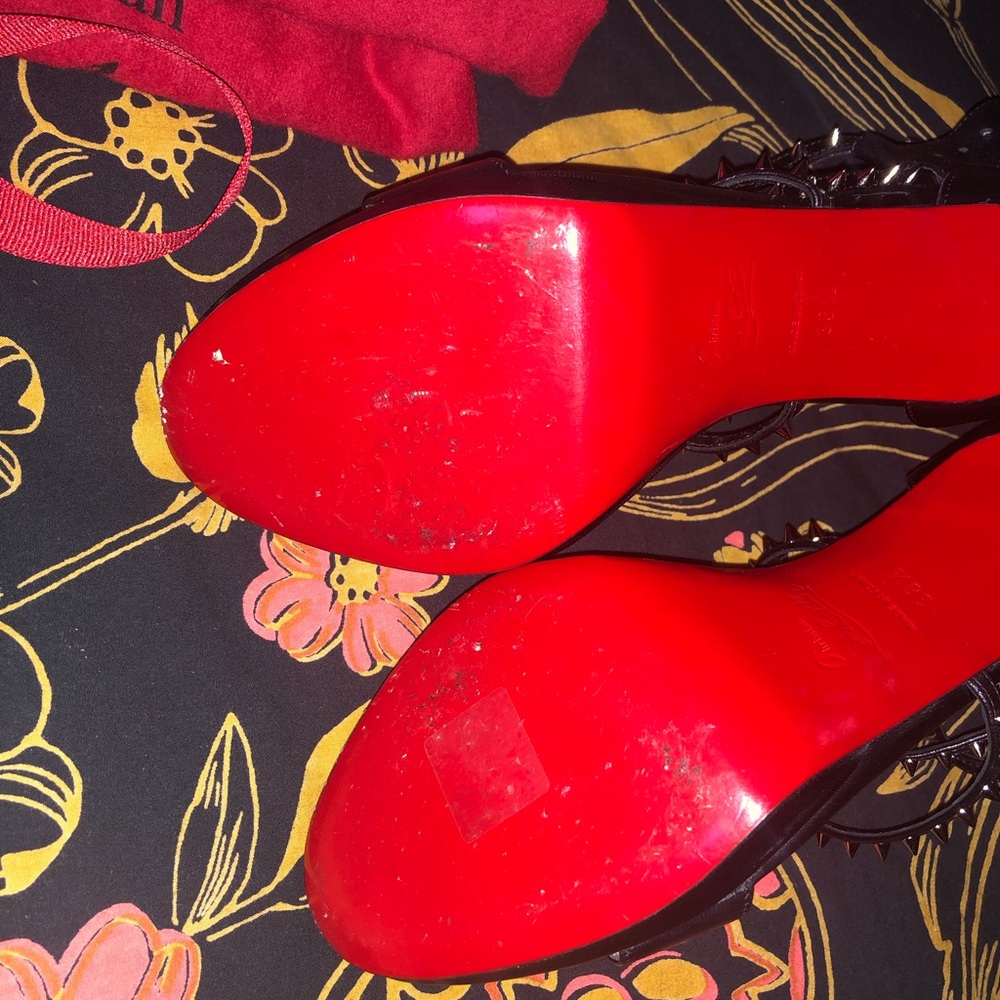 Christian Louboutin 38.5 heels- worn once!